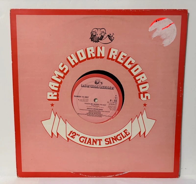 Maxi Single 12" - Erotic Drum Band - Touch me where it's Hot