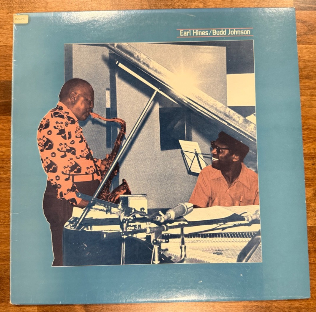 Earl Hines Budd Johnson Linger Awhile 1979 LP Jazz Vinyl EX/NM Classic Jazz