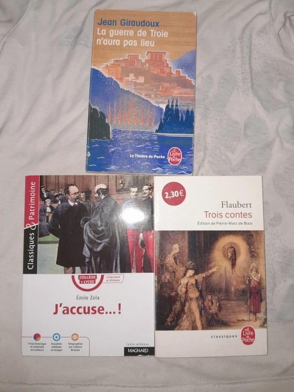 Lot 3 livres classique