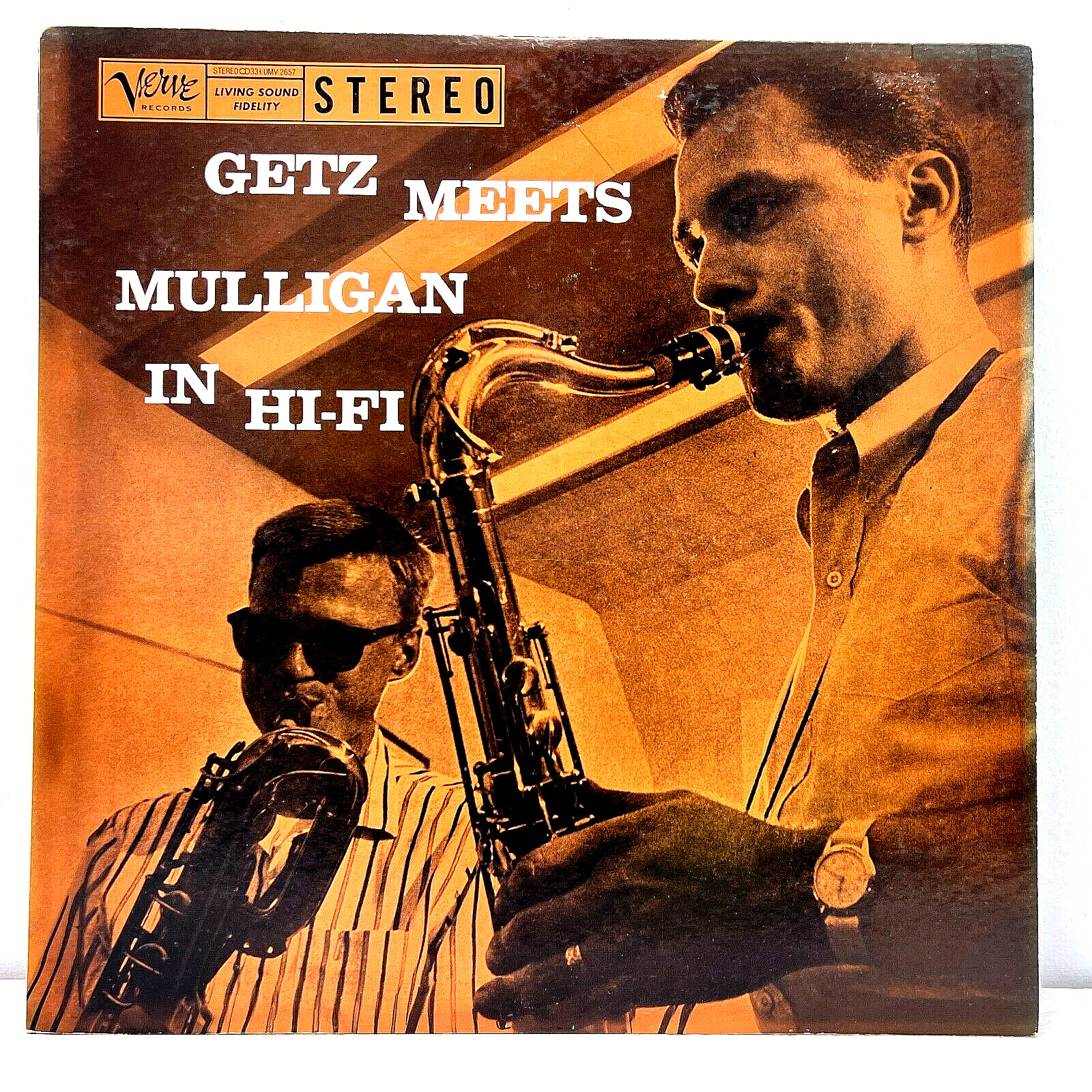 Stan Getz Meets Gerry Mulligan 1981 Vinyl Verve Records Japanese Import