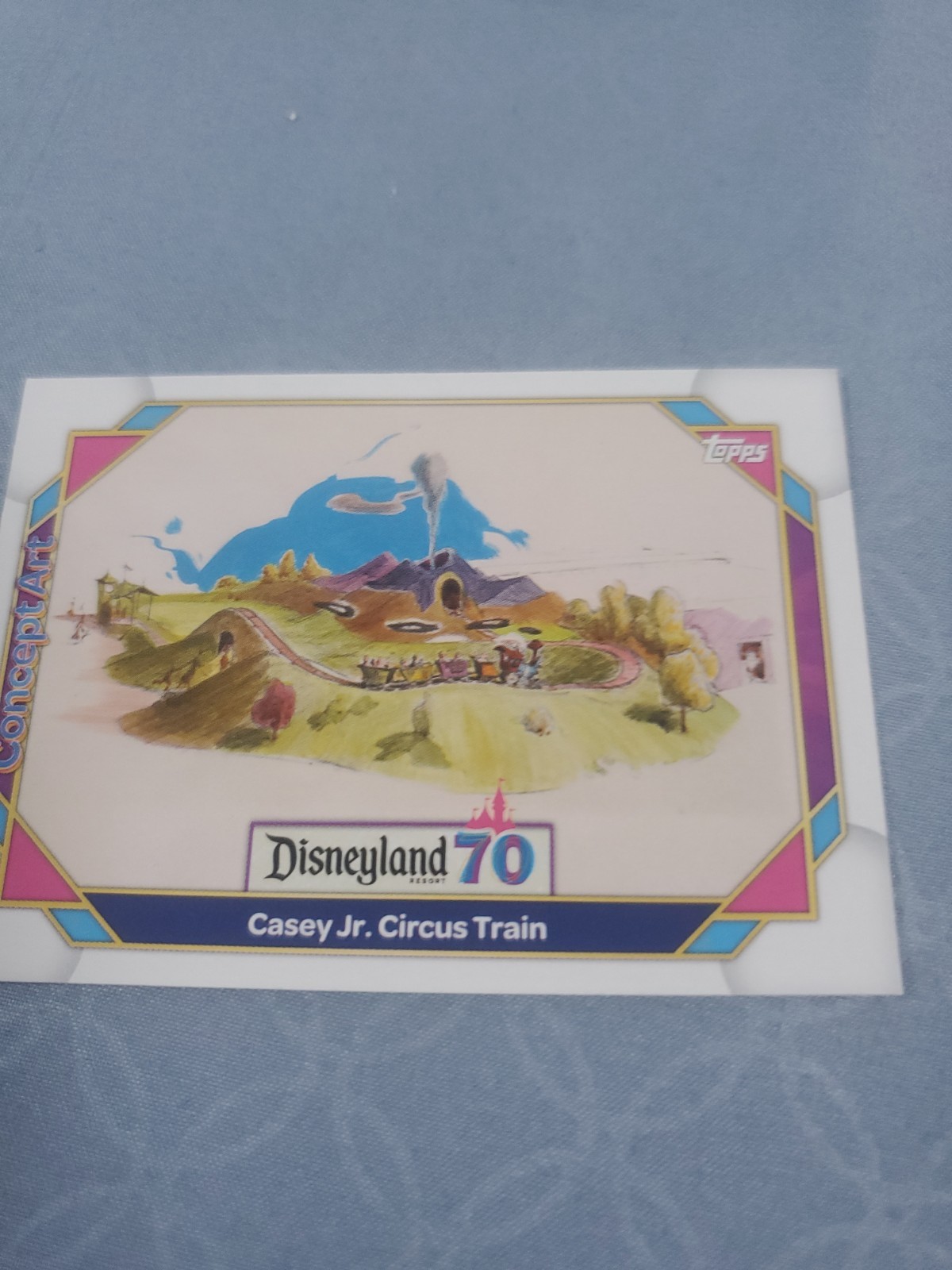 2025 Topps Disneyland 70° anniversario #141 Casey Jr. Treno da circo 