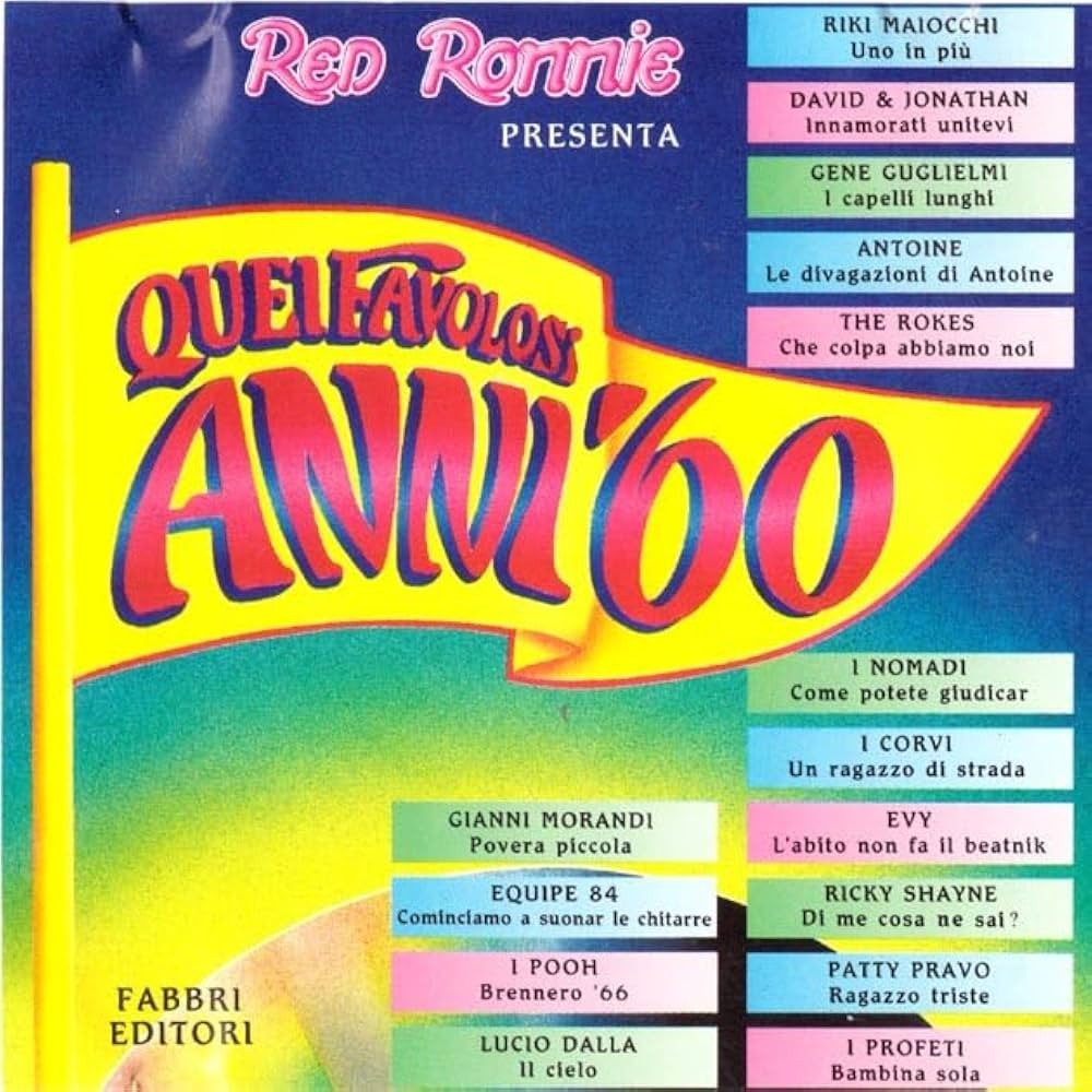 "Quei favolosi Anni '60" Red Ronnie - Completo 80 cd, 80 vinili, 80 riviste