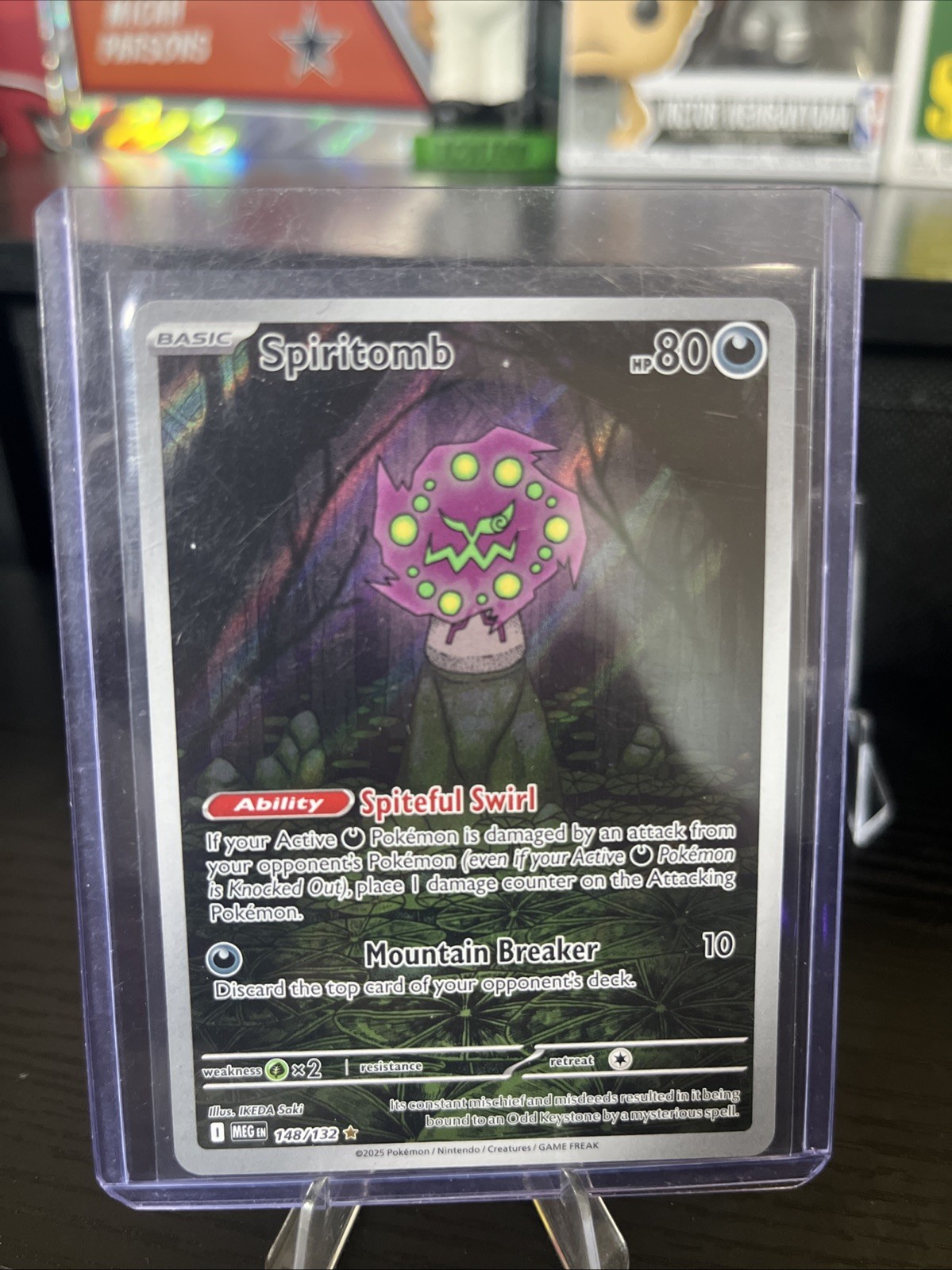 Spiritomb 148/132 Illustrazione Rara Mega Evoluzione Pokemon Quasi Nuova