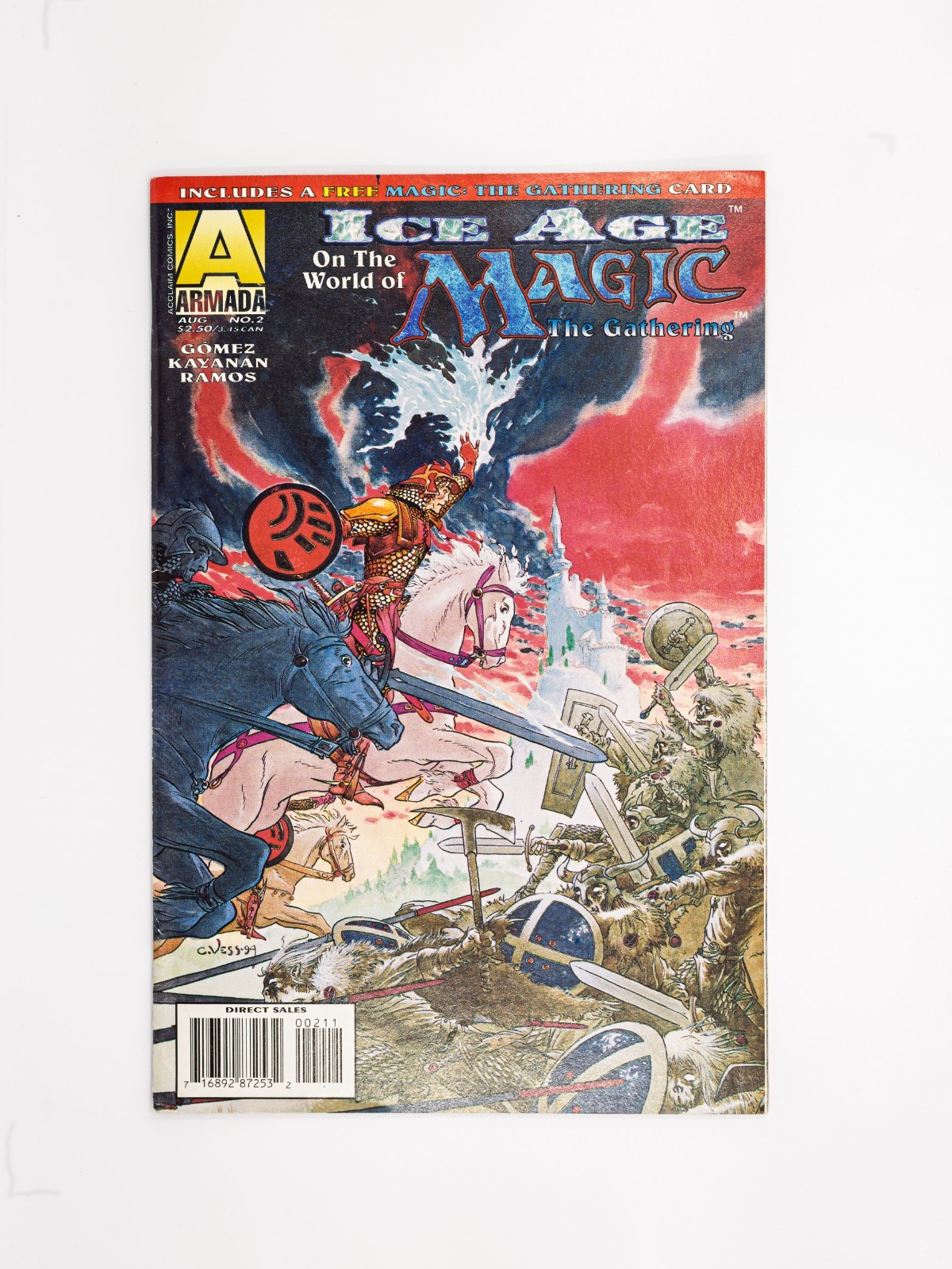 L'era glaciale nel mondo della magia The Gathering #2 1995 bella carta Valiant Armada