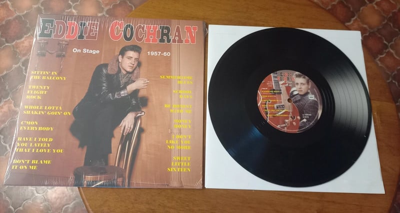 25cm 10" Eddie Cochran On stage 1957-60