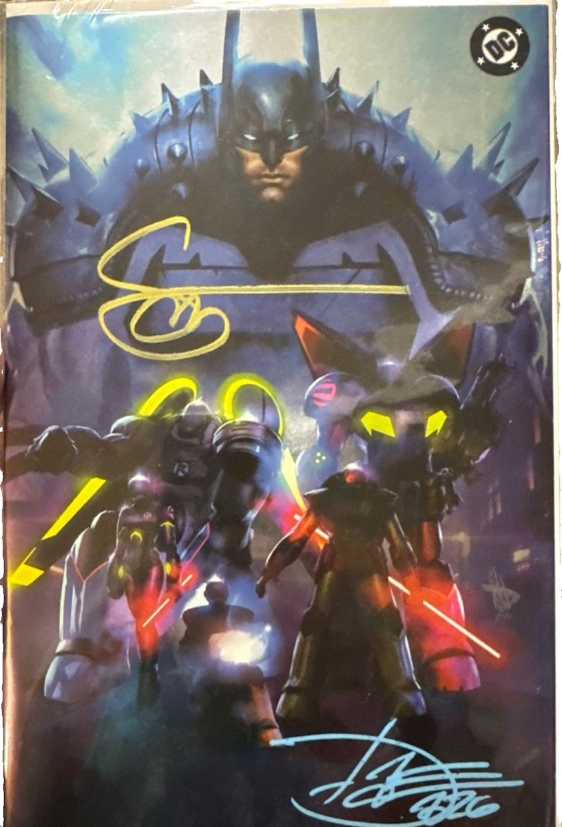 🔥 Absolute Batman #20•DOPPIO FIRMATO Snyder, Wilkins• 1° stampa Virgin Foil 🔥