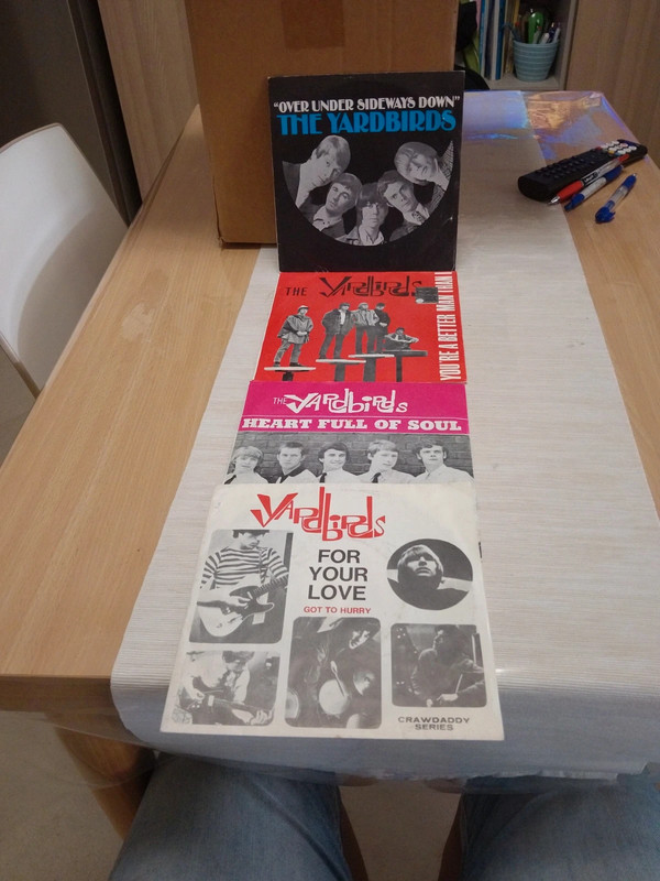 Quattro vinili 45 giri The Yardbirds