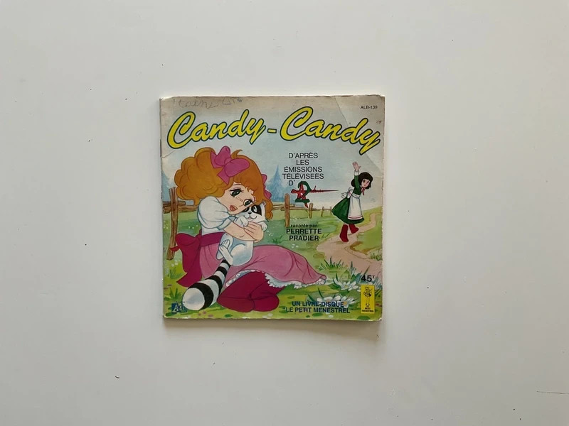 Candy Livre disque dessin animé enfant vinyle 45 tours