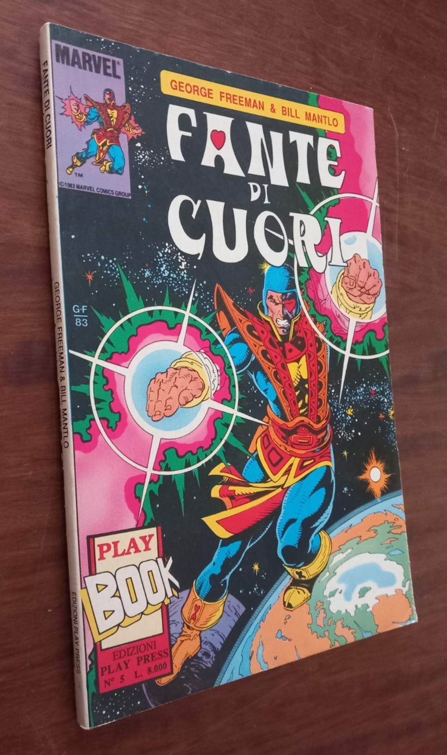 B6419 PLAY BOOK N° 5 1990 FANTE DI CUORI MARVEL