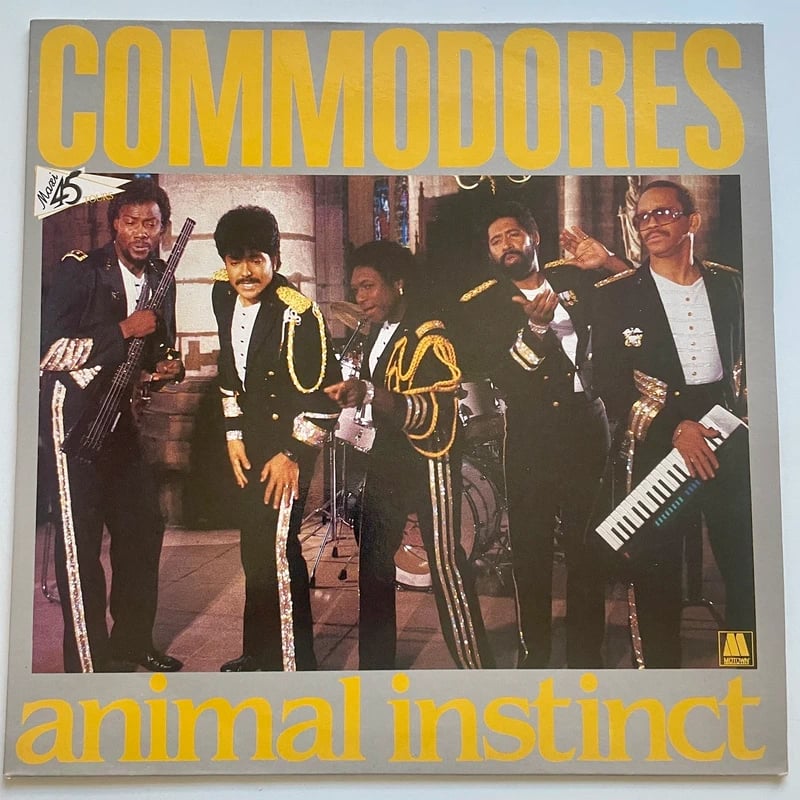Disque vinyle maxi 45t - Commodores - Animal instinct