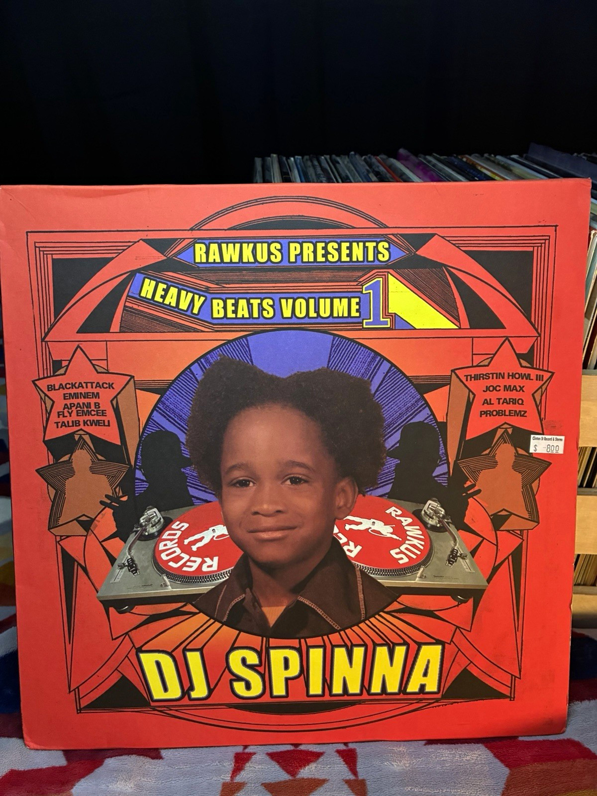 Rawkus Heavy Beats Volume 1 DJ Spinnna Vinyl LP Hip-Hop 1999 1990s