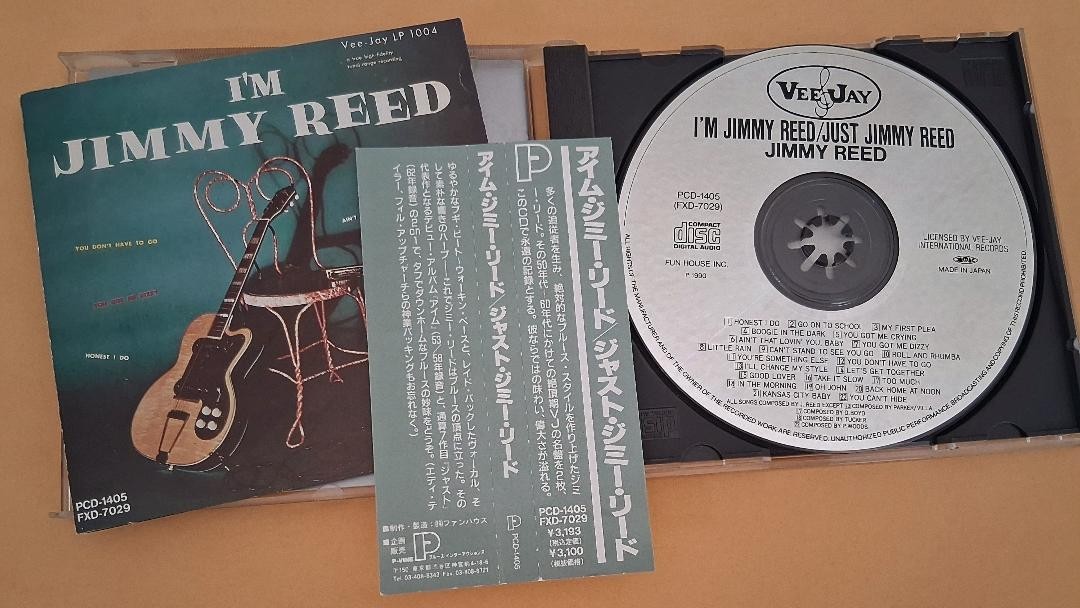 I'm Jimmy Reed + Just Jimmy Reed Jpn Import CD Obi blues