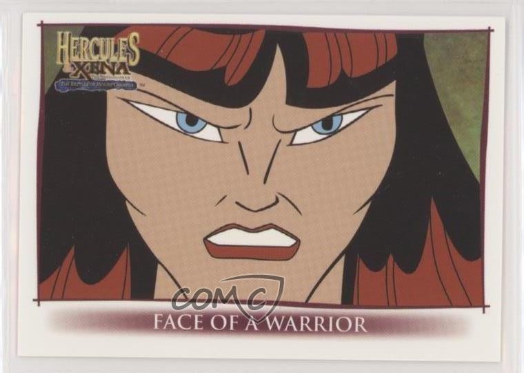 2005 Xena and Hercules: The Animated Adventures Face of a Warrior #55 b6s