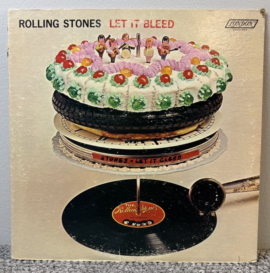 The Rolling Stones Let It Bleed 1969 Decca Stereo 1st Press AudioMatrix