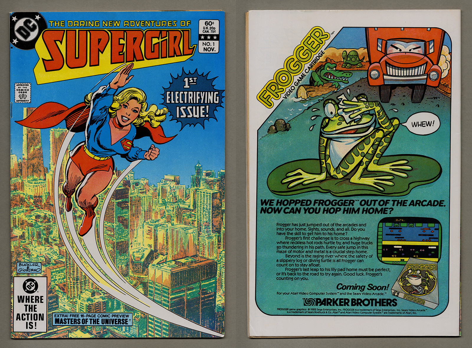 SUPERGIRL LOT 24 COMICS #1-23 COMPLETE SET PLUS MOVIE #1  HE-MAN PREVIEW