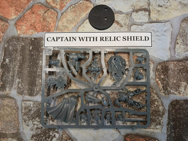 X1 Captain with relic shied – Armageddon - Space Marines Warhammer 40k