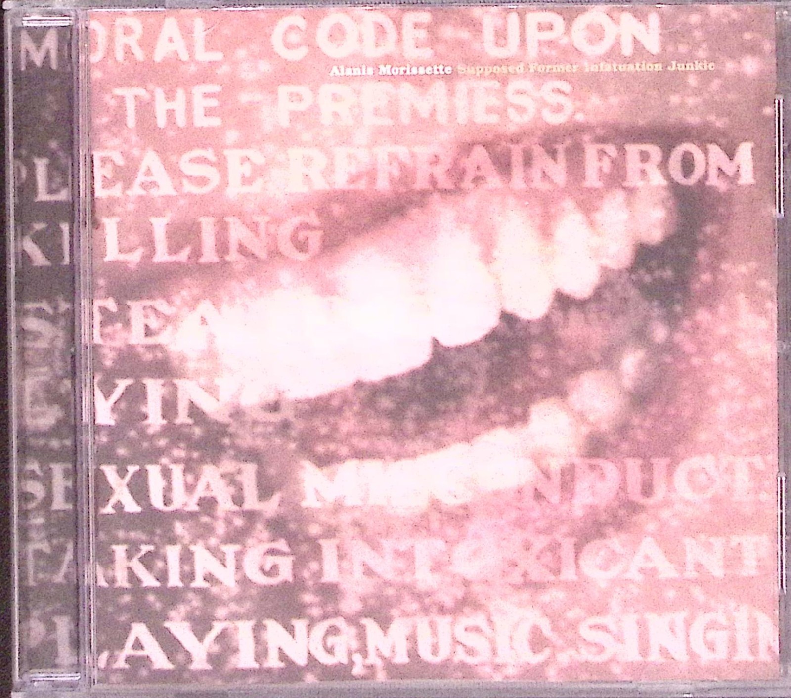 ALANIS MORISSETTE  SUPPOSED FORMER INFATUATION JUNKIE MAVERICK REC CD 838A