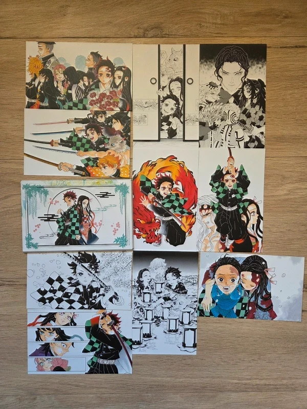 Demon Slayer - Kimetsu no yaiba portfolio lot 10 cartes postales