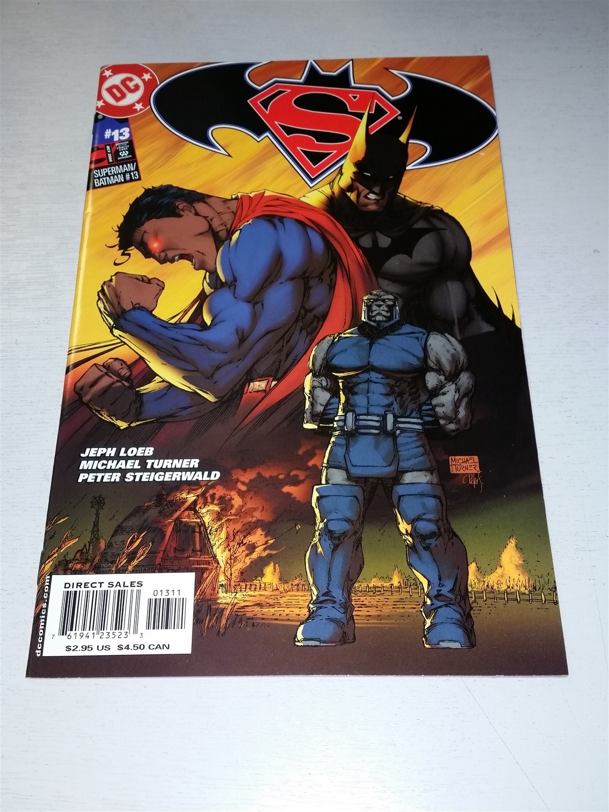SUPERMAN BATMAN #13 VARIANT VF (8.0 OR BETTER) OCTOBER 2004 DC COMICS