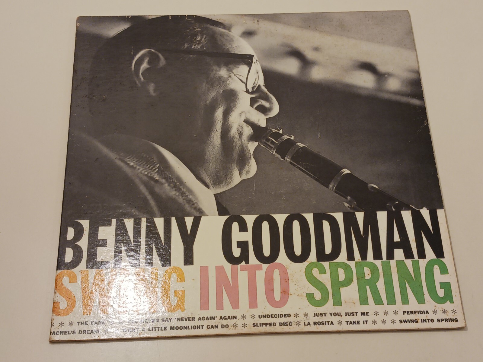 Benny Goodman Swing Into Spring 1958 Vinyl LP Columbia Vintage Rare