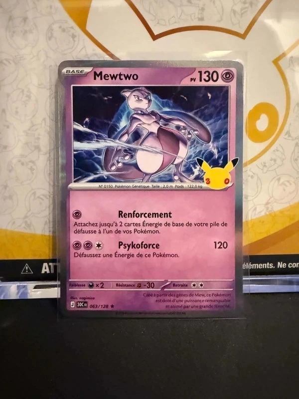 Mewtwo Holo 063/128 - 30eme Anniversaire - 30C FR