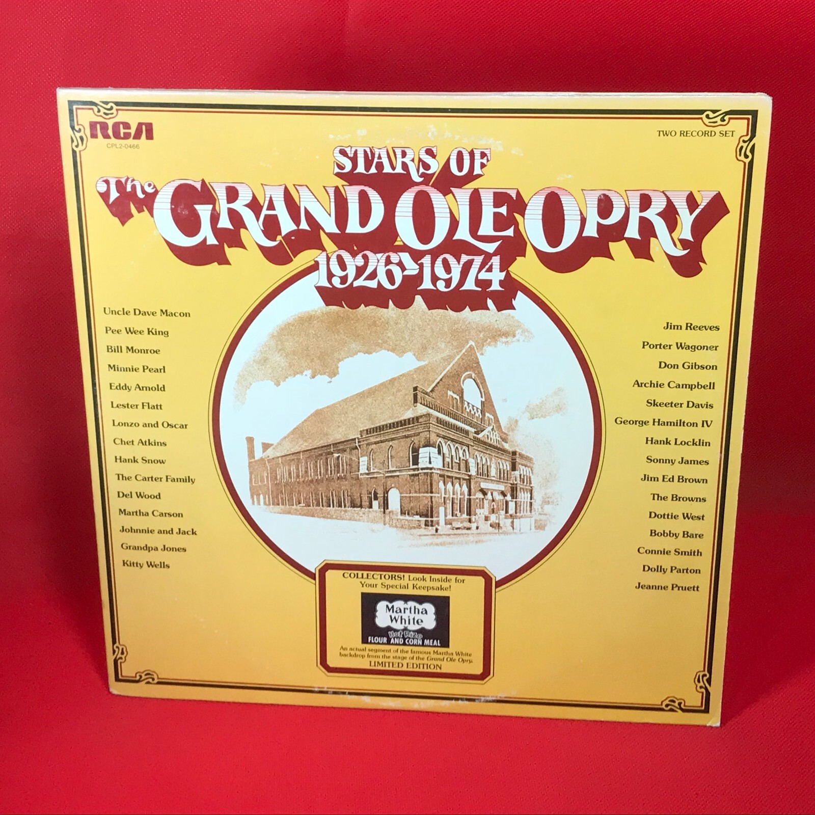 VARIOUS Stars Of The Grand Ole Opry 1926-1974 USA Double Vinyl LP Dolly Parton