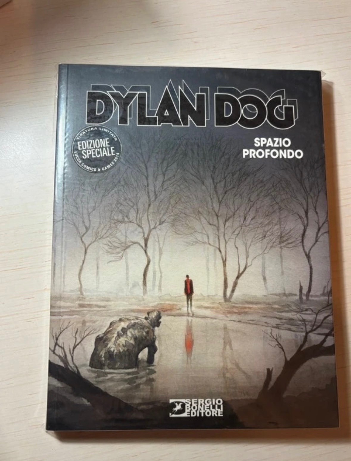 DYLAN DOG 337  SPAZIO PROFONDO VARIANT LUCCA COMICS 2014 AUTOGRAFATO RECCHONI