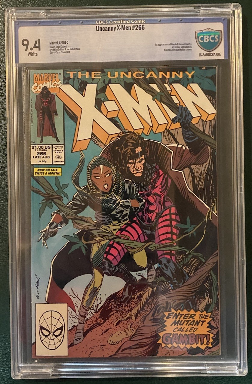 Uncanny X-Men #266 (1990) CBCS 9.4 BIANCO 1° gioco completo!