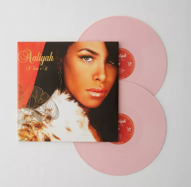 Aaliyah I Care 4 U double album vinyle rose (Pink vinyl 2 LPs) For You