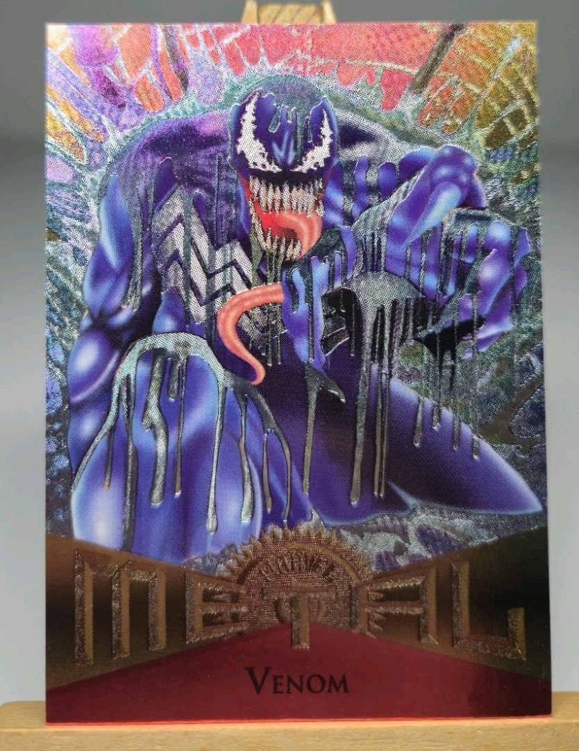 1995 Fleer Marvel Metal Venom #80 Trading Card - Marvel Comics - Retro Vintage