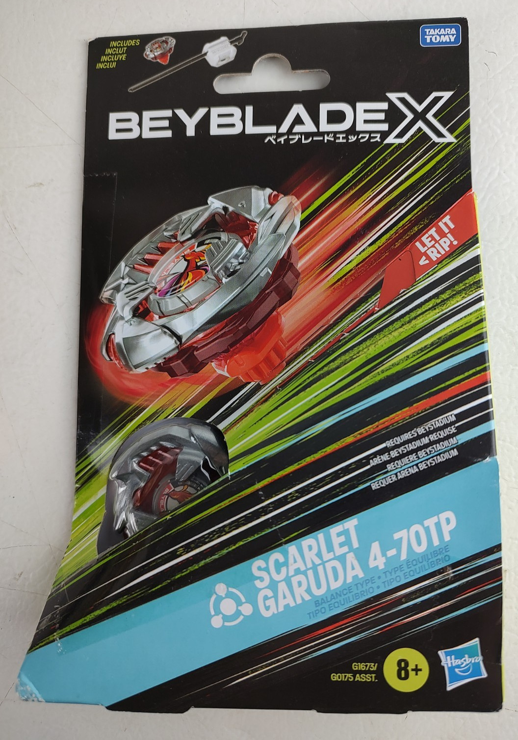 Hasbro Beyblade X Scarlet Garuda 4-70TP New