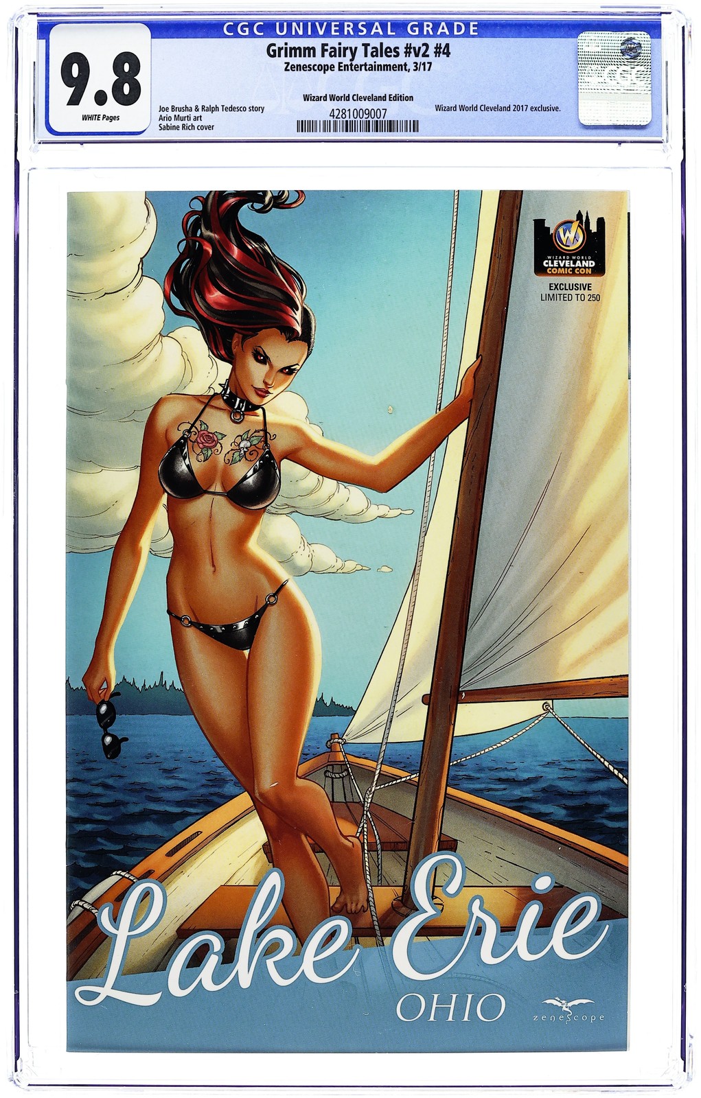 Grimm Fairy Tales #4I CGC 9.8 2017 Zenescope 4281009007