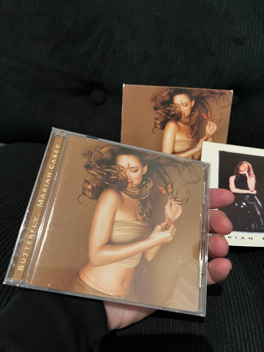 MARIAH 1st Edition JAPANESE Butterfly 14 Track CD with Slipcase & Special Note