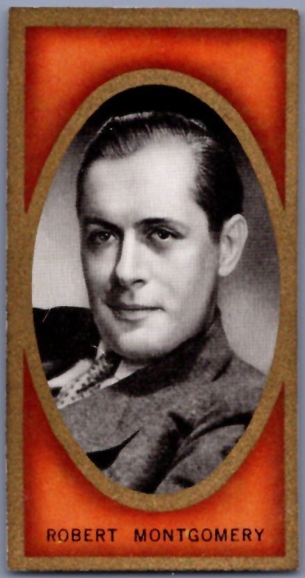 1938 Carreras Film Favourites - Robert Montgomery #40 - *EX*
