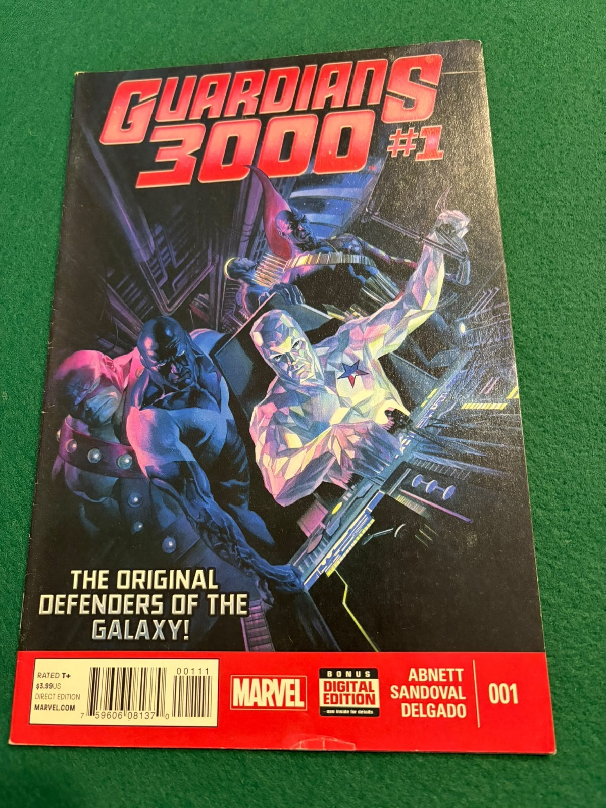Guardians 3000 #1 Marvel Comics 2014 Abnett Sandoval Delgado First Issue