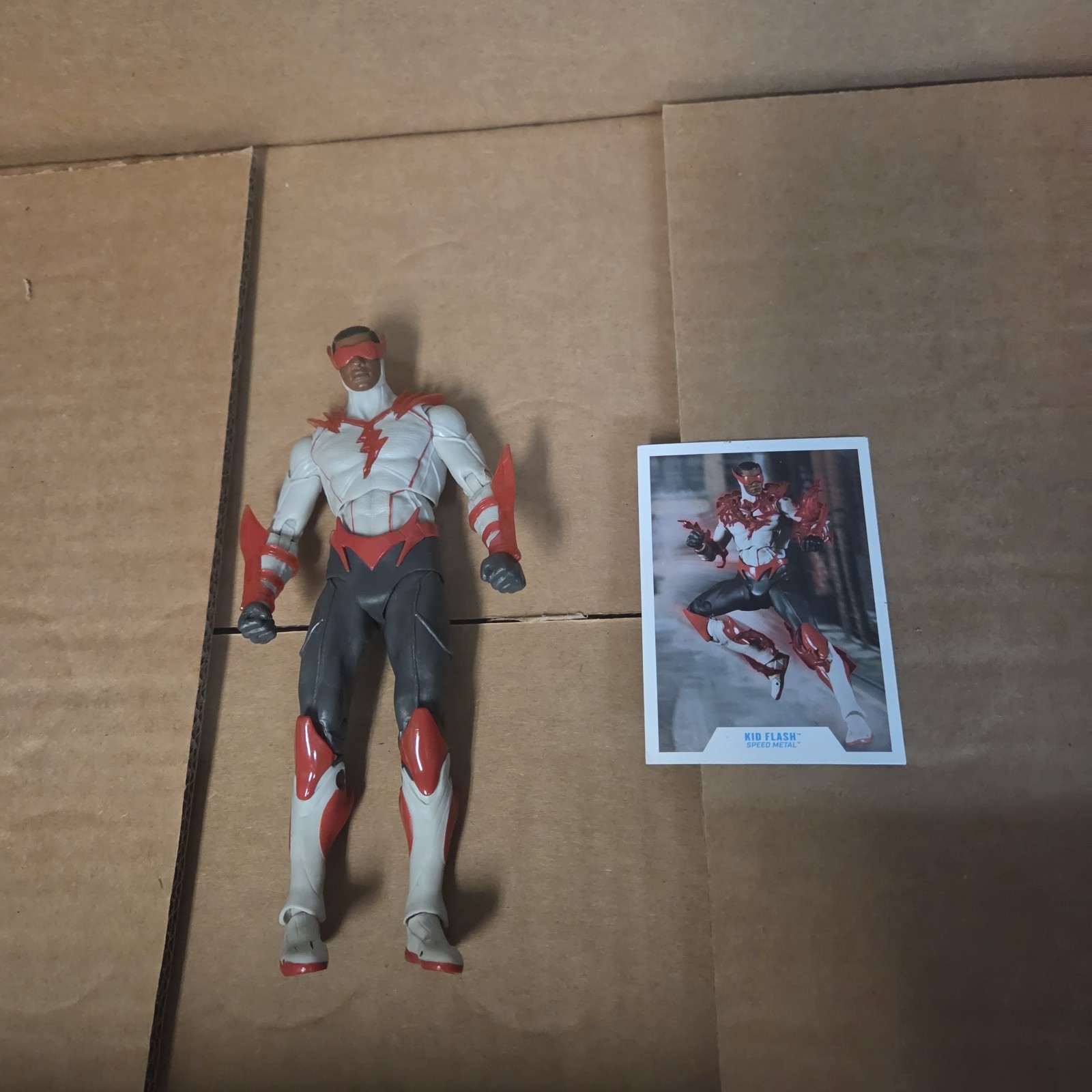 McFarlane DC Kid Flash Speed Metal Darkest Knight 7" Scale Action Figure