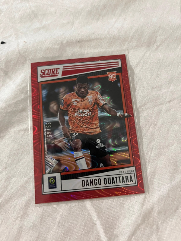 Carte foot panini ouattara 36/65 rookie