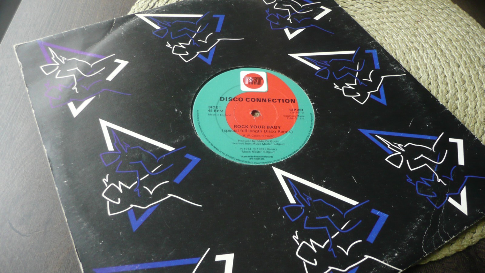 Disco Connection - Rock Your Baby 12" Vinyl Single Label: C/N: PRT ‎– 12P 269