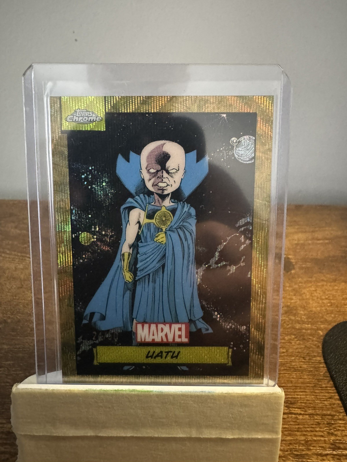 UATU 2024 TOPPS CHROME MARVEL #85 RIFRATTORE ORO /50