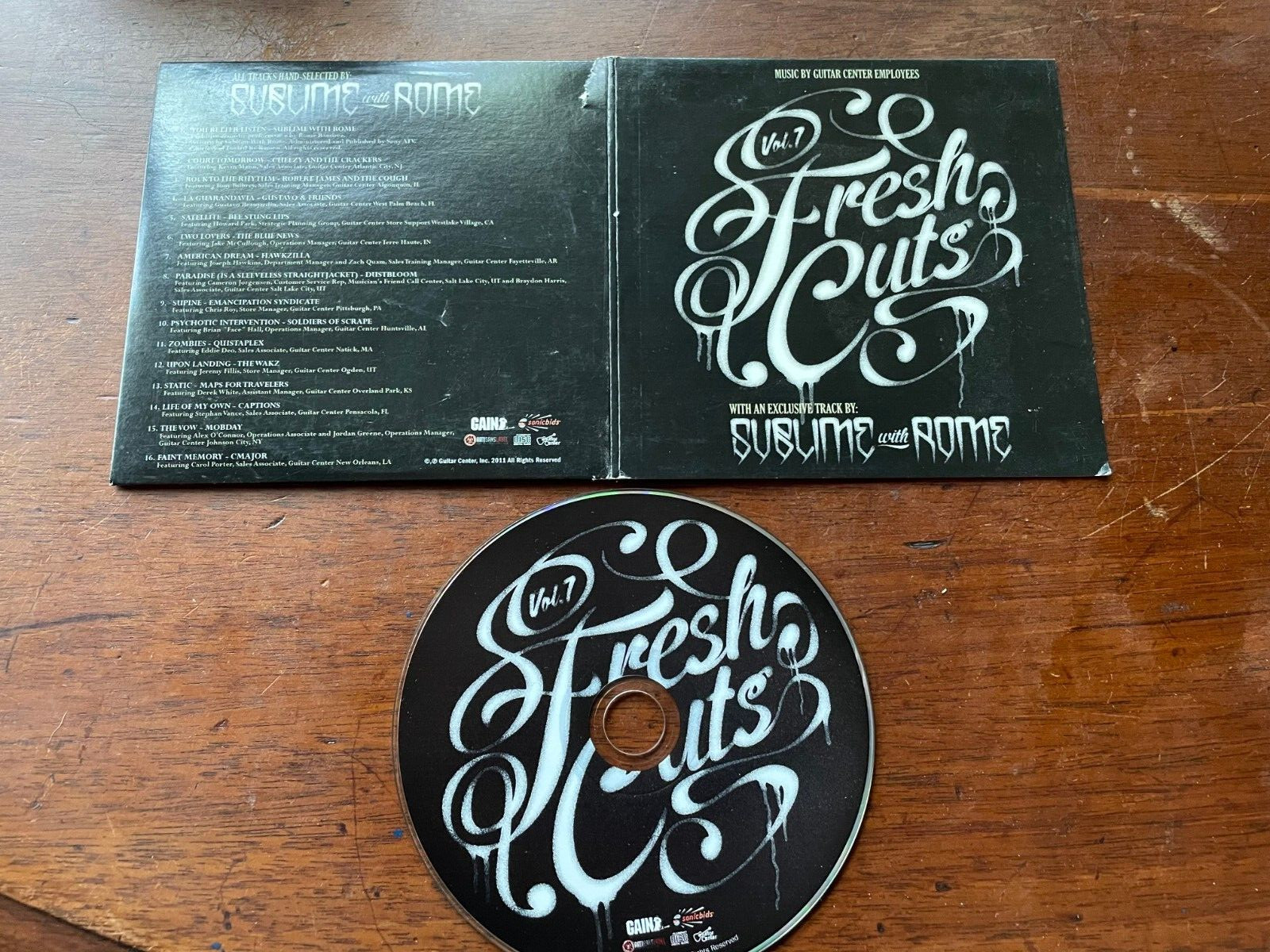 Fresh Cuts Vol 7 (Used CD, 2011) Guitar Center Employees