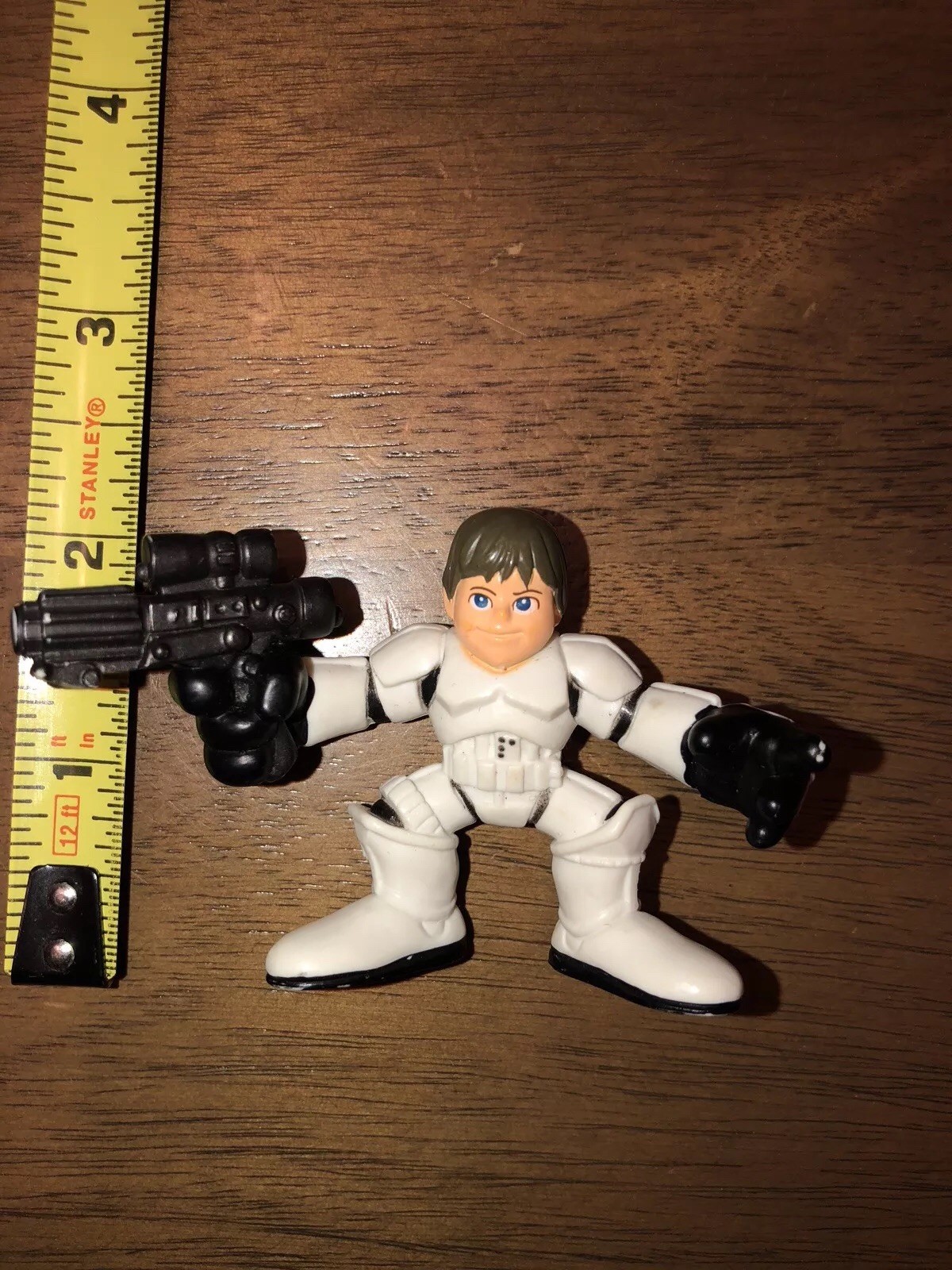 2006 Star Wars Hasbro Galactic Heroes Han Solo come Stormtrooper 2" (4)#