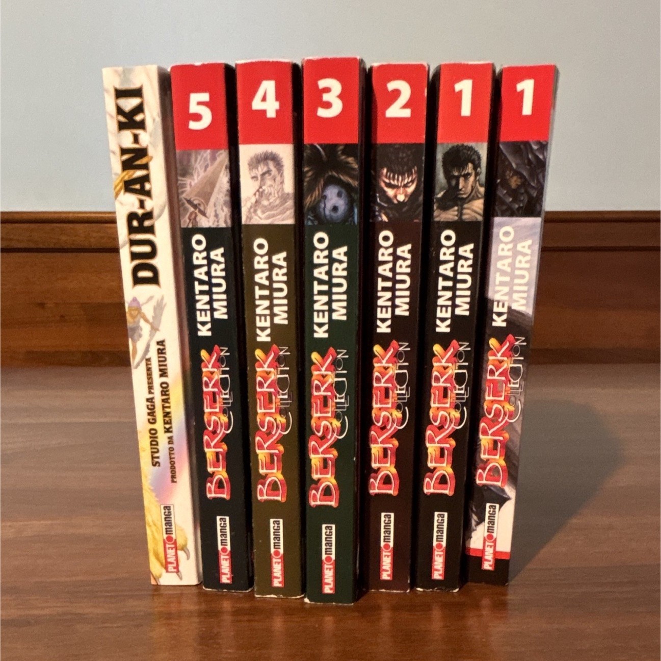 Planet Manga Berserk Collection vol. 1-5 + Duranki di Kentaro Miura Italiano