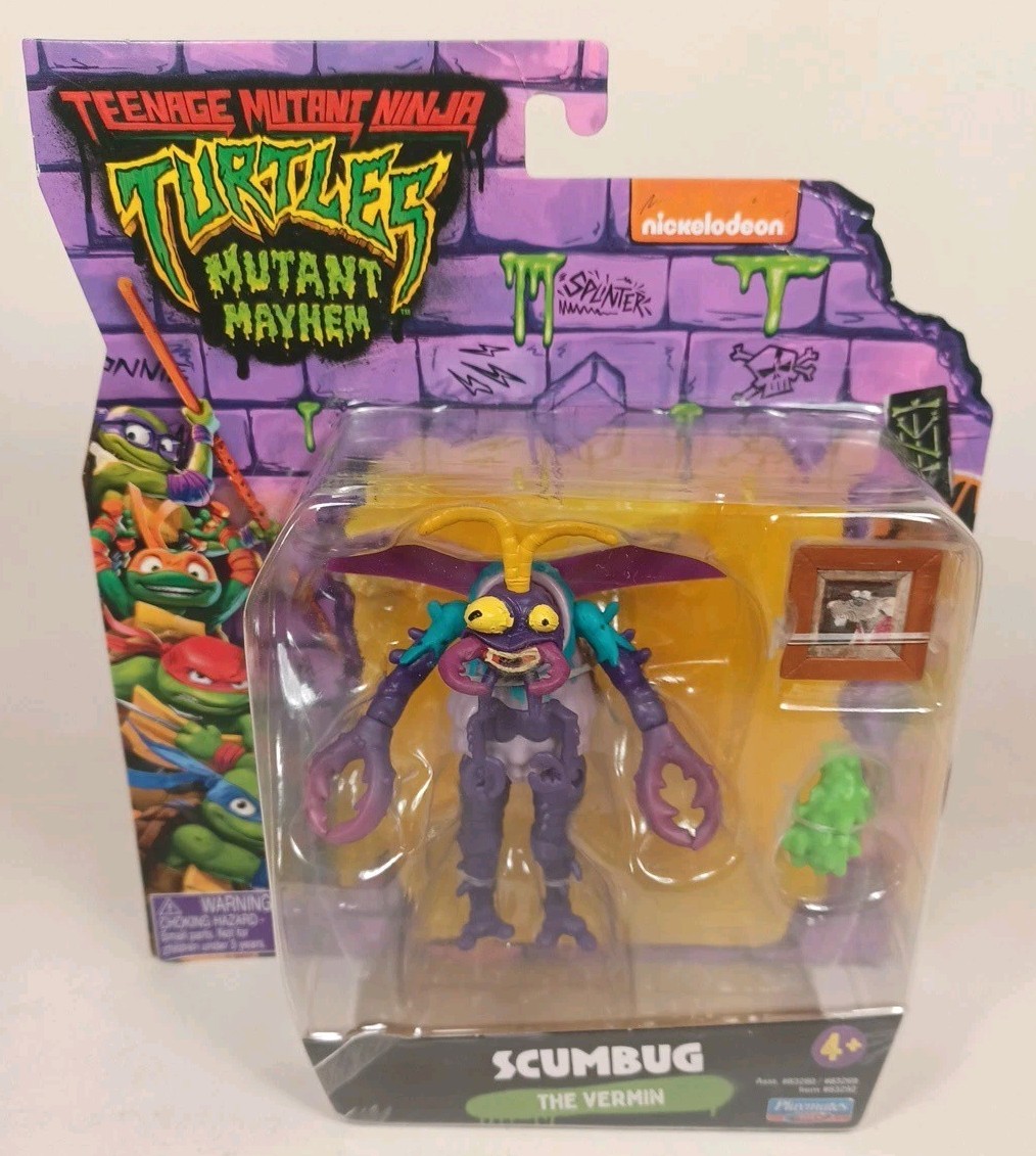 TMNT Teenage Mutant Ninja Turtles Mutant Mayhem Scumbug Figure New Sealed