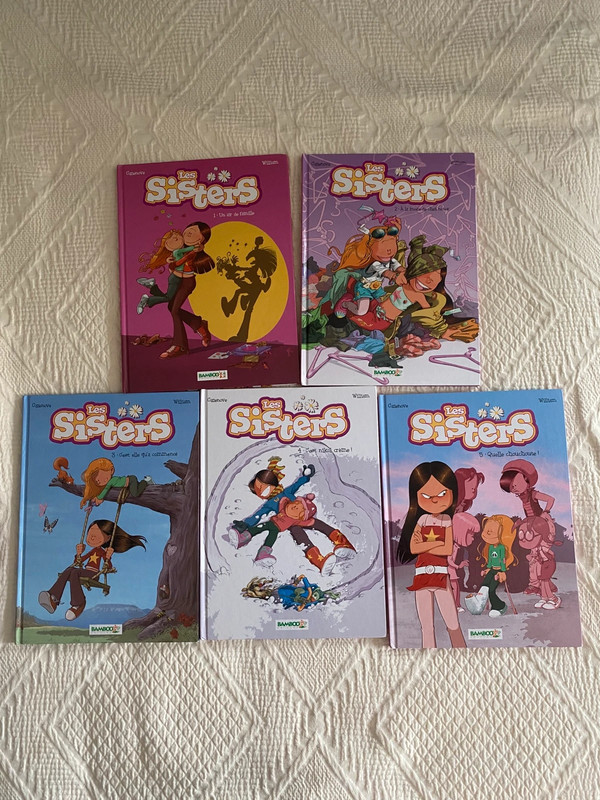 Lot de 5 bd les sisters en tbe