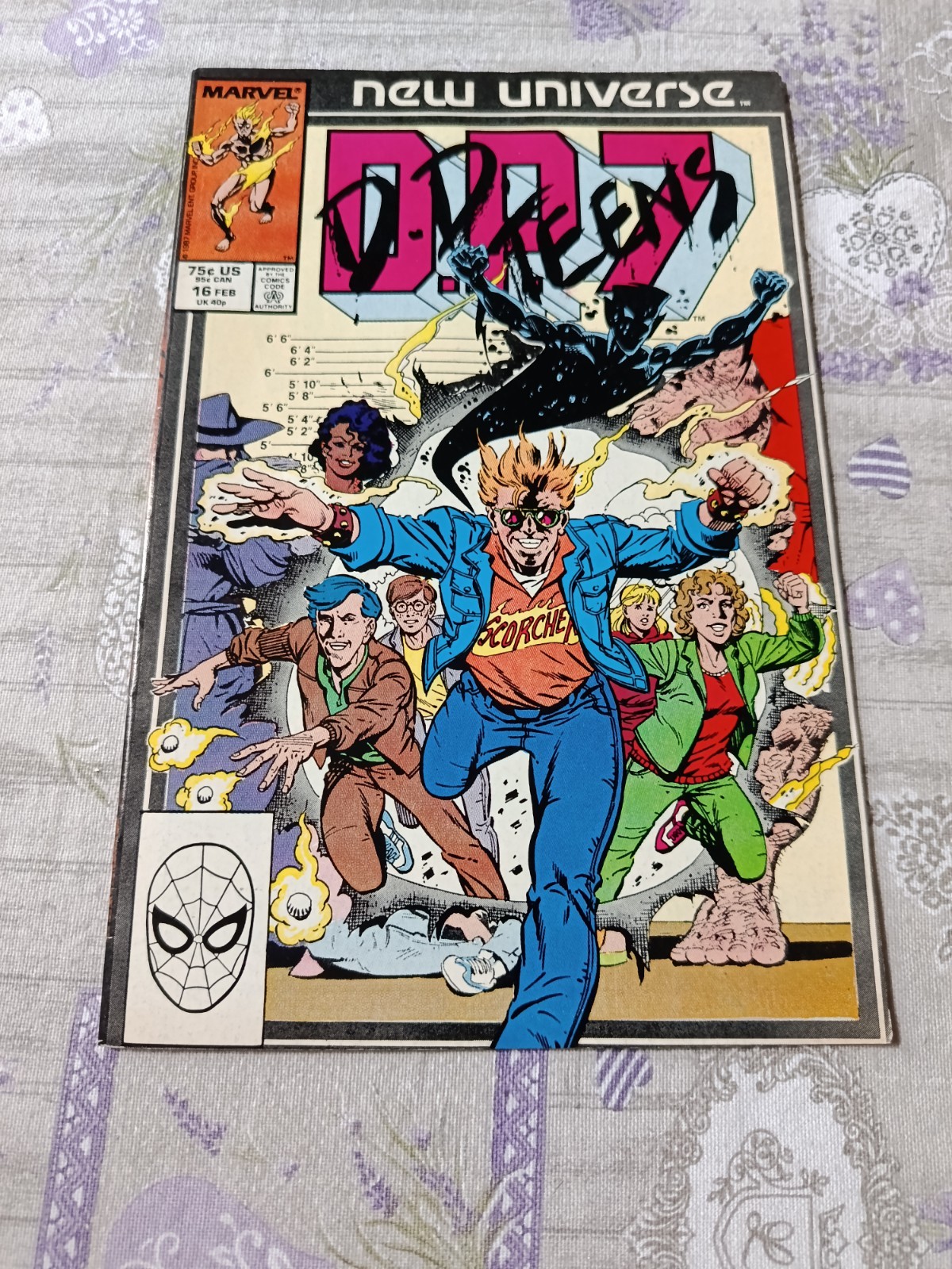 D.P.7 N. 16 - Marvel Comics- DP7 UNIVERSE - ORIGINALE USA -  1987 - RARO