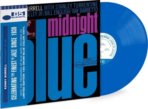 Kenny Burrell-Midnight Blue-Indie Exclusive Blue Color 180 gram Vinyl Record LP