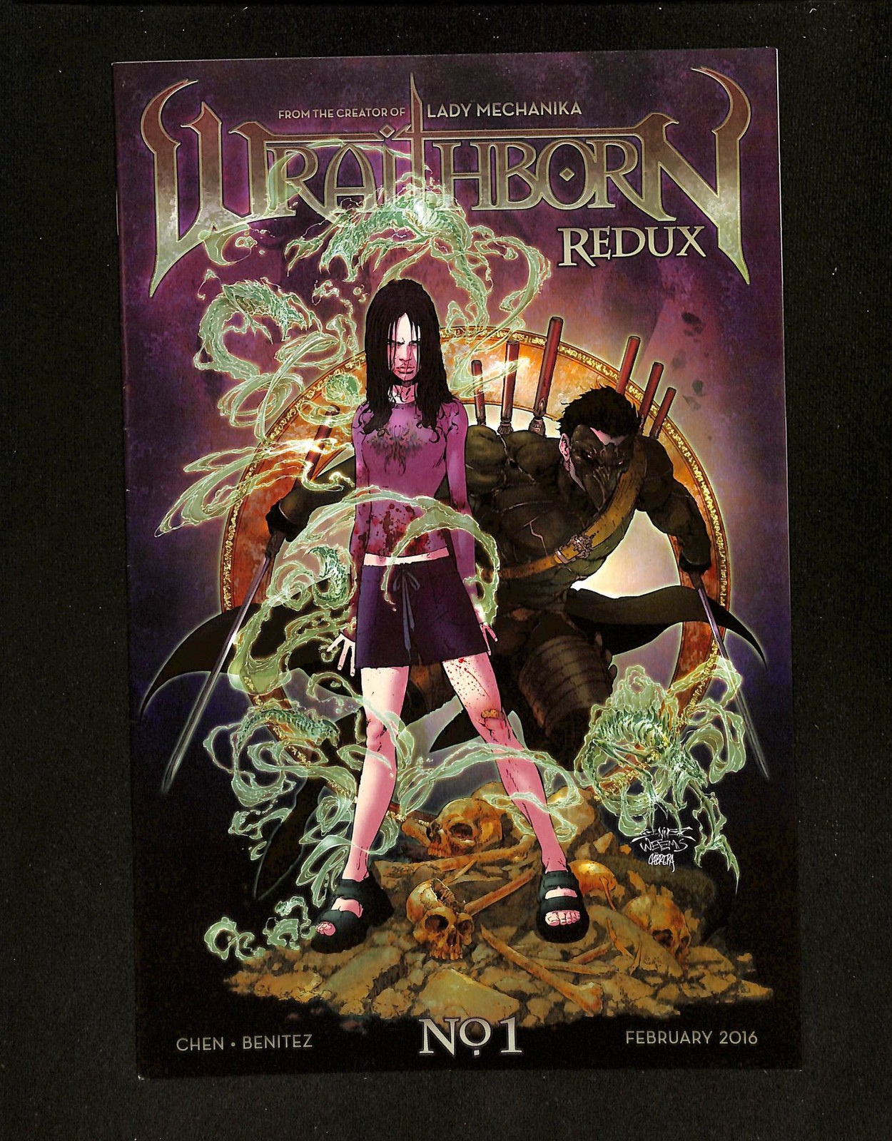 Wraithborn #1 Halloween Comicfest Variante Benitez Produzioni 2016