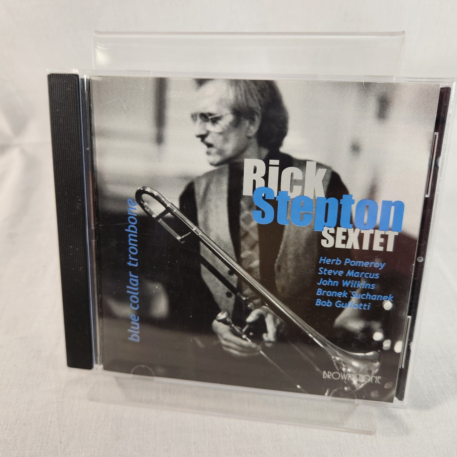 RICK STEPTON Sextet - Blue Collar Trombone (CD 1998) Jazz Disc NEAR MINT FREEShp