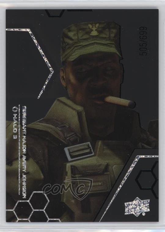 2024 Halo Legacy Collection Aumentato /699 Sergente Maggiore Avery Johnson #25 1ji7