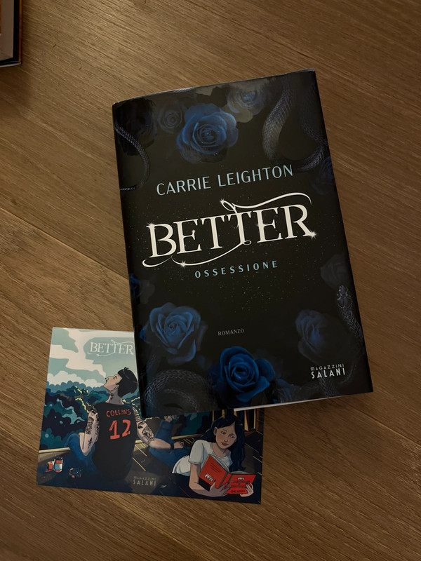 Libro "Better. Ossessione" - Carrie Leighton (Vol. 3) + Cartolina da collezione